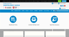 Desktop Screenshot of polideportivomarxalenes.com