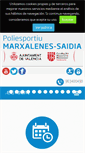 Mobile Screenshot of polideportivomarxalenes.com